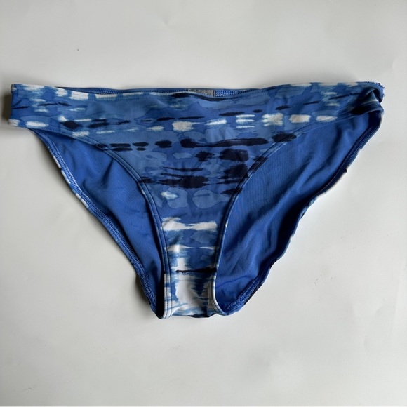 aerie Other - Aerie Blue and White Swim Bottoms Classic Cut Size S